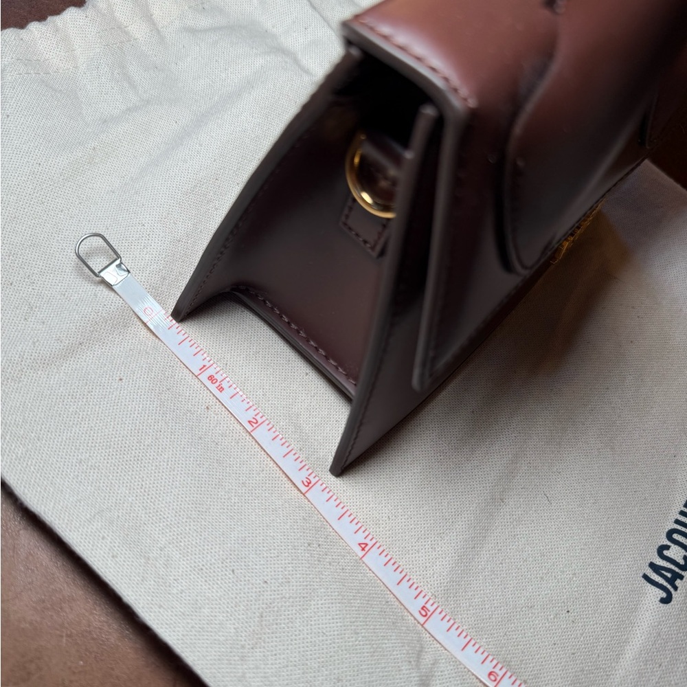 Jacquemus Le Chiquito Moyen Bag in Chocolate Brown - Picture 12 of 17